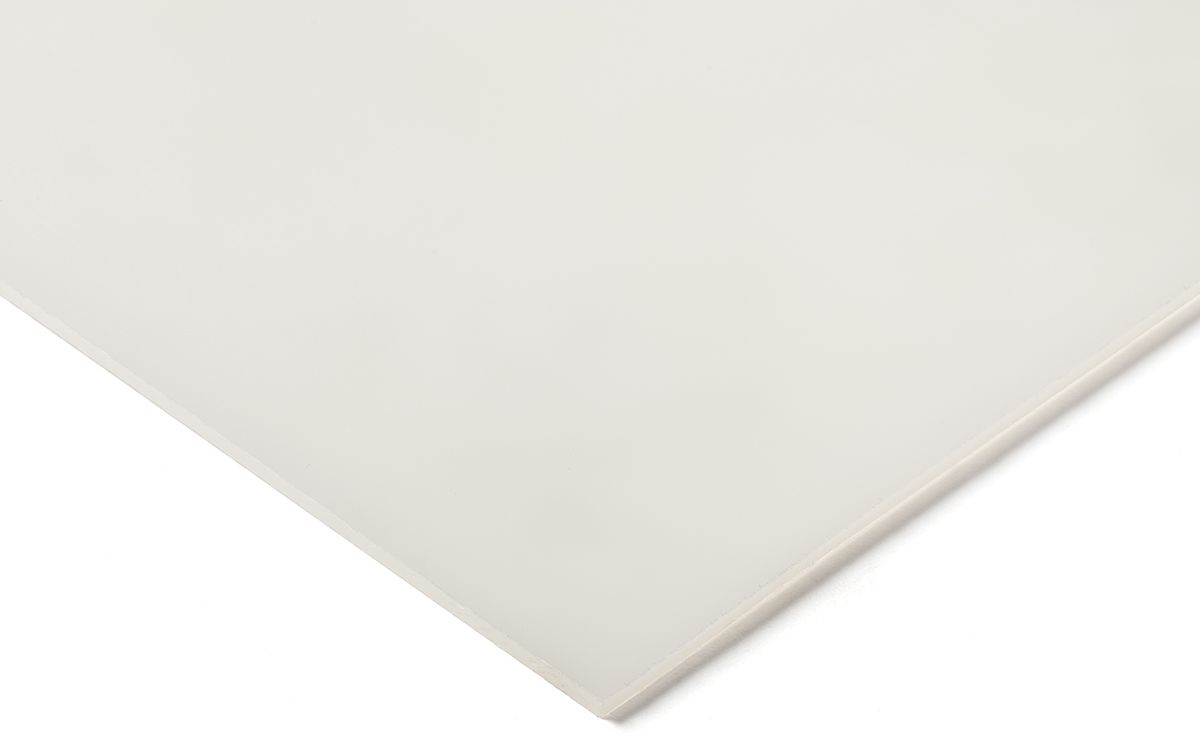 RS PRO PEHD Kunststoffplatte, Weiß, 8mm x 470mm x 960mm / 0.95 → 0.96g