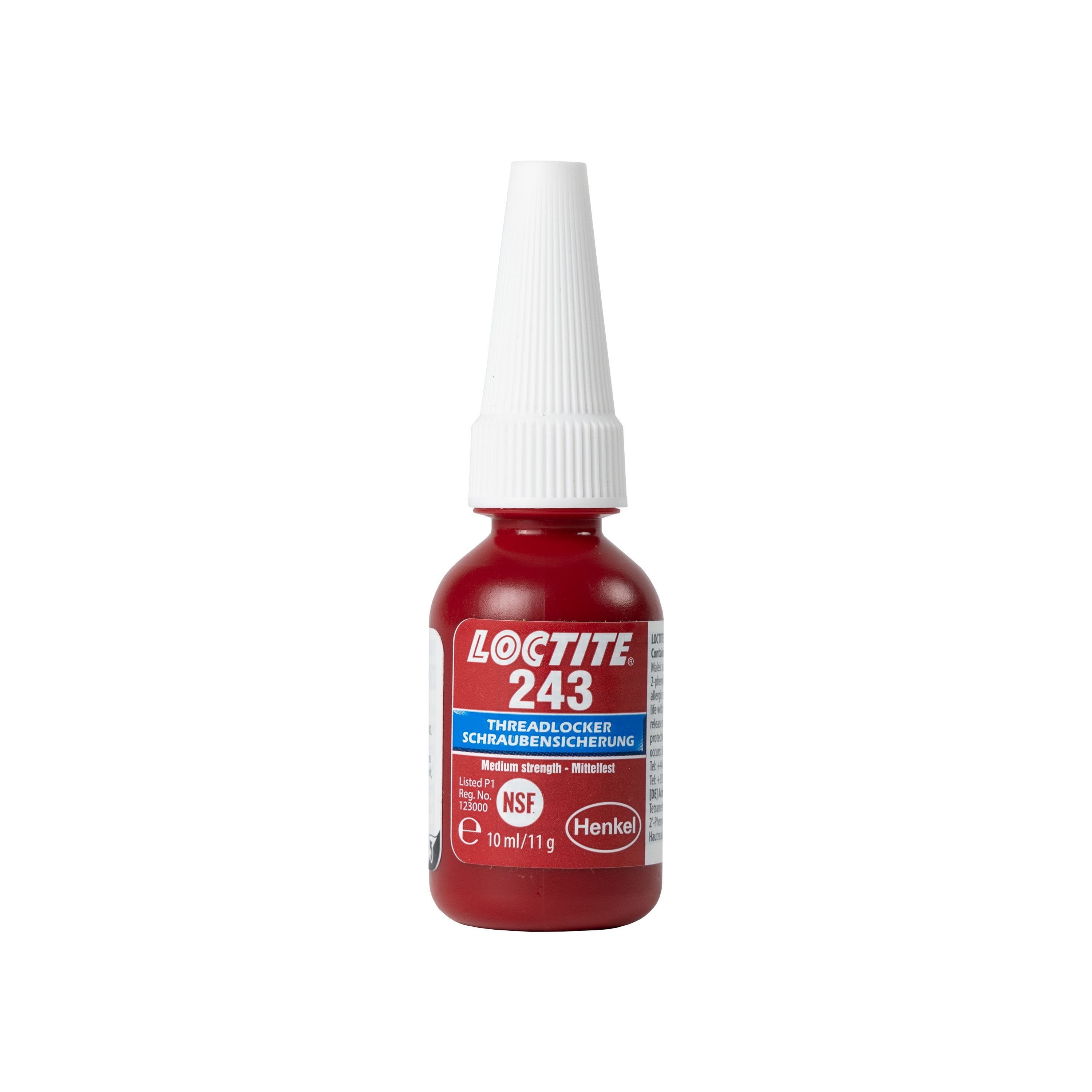 LOCTITE® 243 Loctite Loctite 243 Blue Threadlocking Adhesive, 10 ml