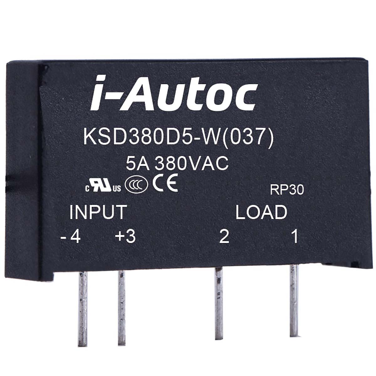 KSD380D5W 037 iAutoc PCB Mount Solid State Relay, 24V dc Coil RS