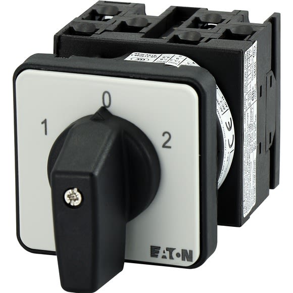 Eaton, 3PST 3 Position 60° Changeover Switch, 690V ac, 20A