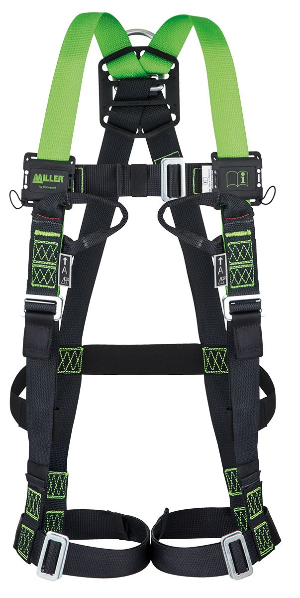 Honeywell Safety T. 3 : 1032841 Front, Rear Attachment Safety Harness ,L/XL