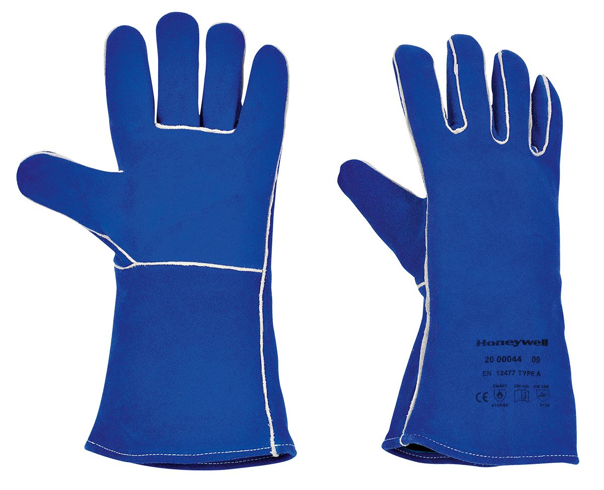 Honeywell Safety Black Welding Gloves, Size 9, Large, Leather Lining