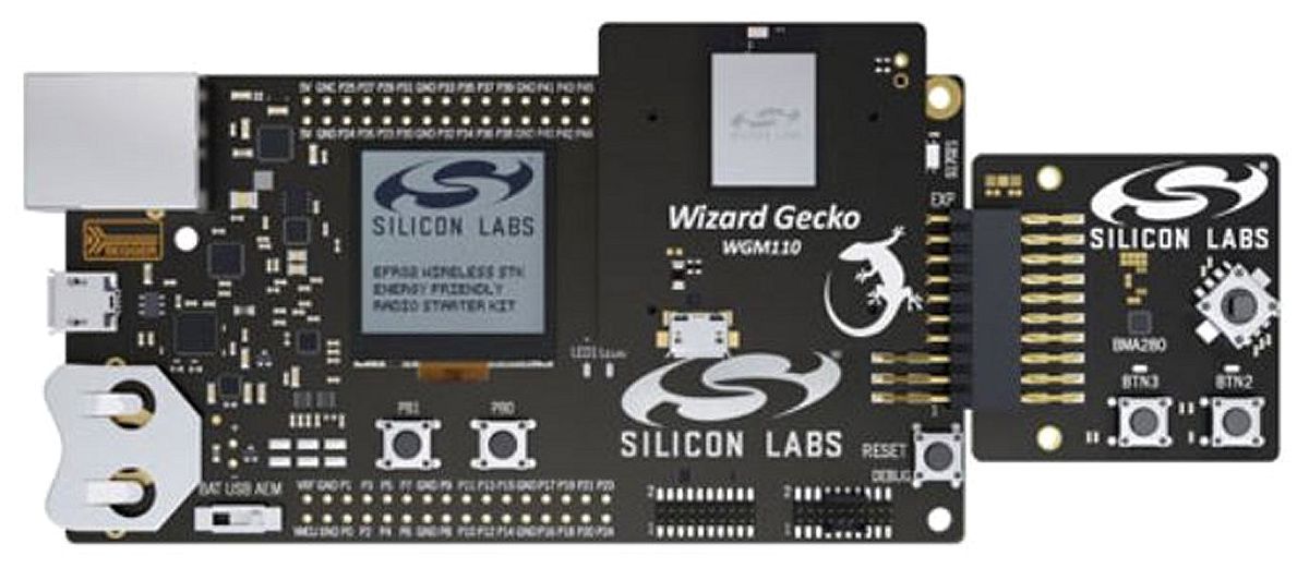 Silicon Labs Wizard Gecko WGM110 WiFi Starter Kit 2.4GHz SLWSTK6120A