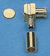 IMS 50Ω Right Angle Cable Mount, MCX Connector , Plug