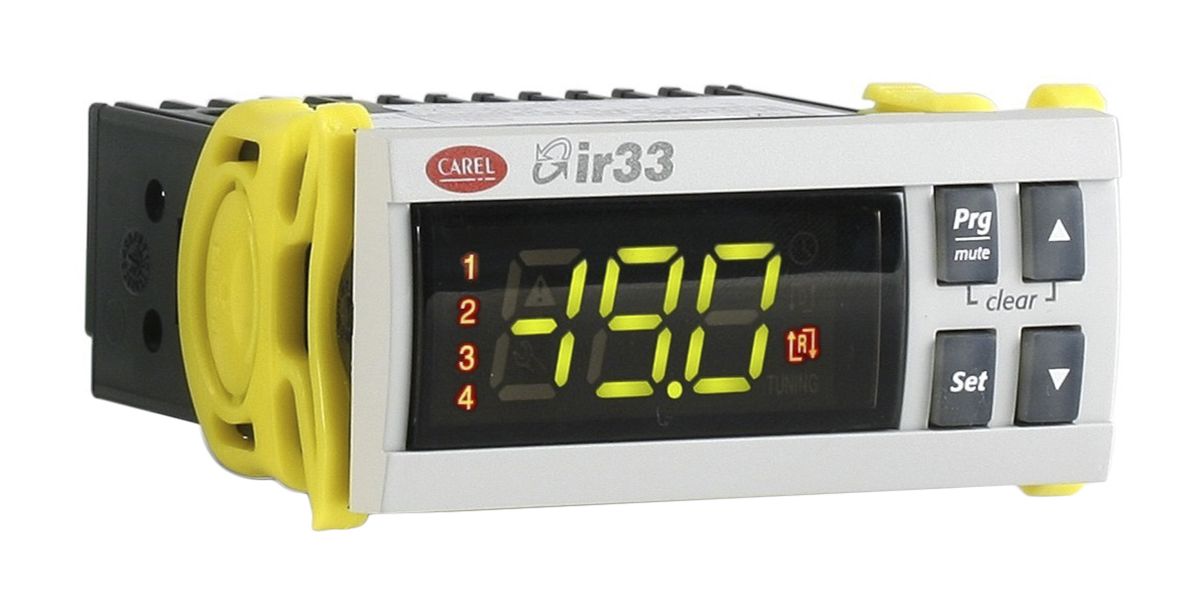 Carel IR33 Panel Mount PID Temperature Controller, 76.2 x 34.2mm 2 (Analogue), 2 (Digital) Input, 4 Output Analogue,