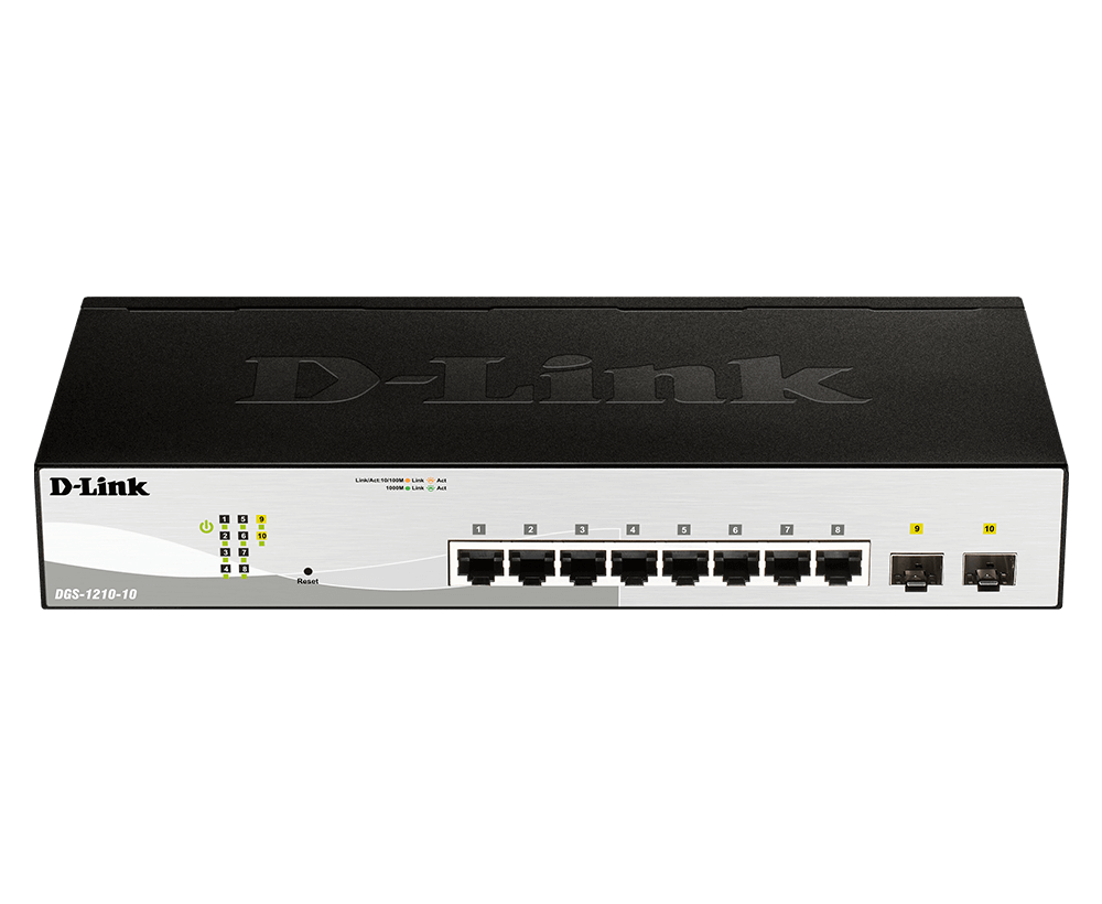 D-Link DGS-1210-10, Smart 10 Port Ethernet Switch
