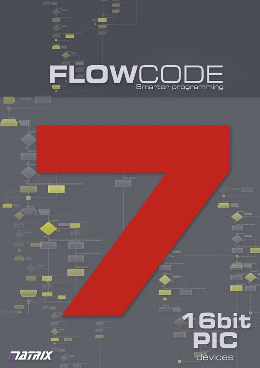 Matrix Technology Solutions Flowcode 7 Standard for 16-bit PIC User Licence Software