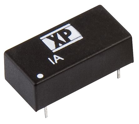 XP Power IA DC-DC Converter, ±3.3V dc/ ±151mA Output, 10.8 → 13.2 V dc Input, 1W, Through Hole