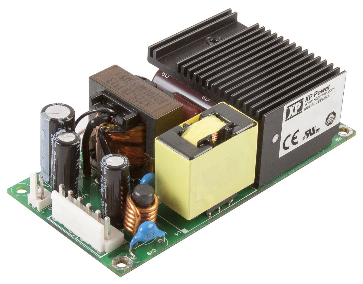 EPL225PS18 XP Power Switching Power Supply, 18V dc, 12.5A, 225W, 1