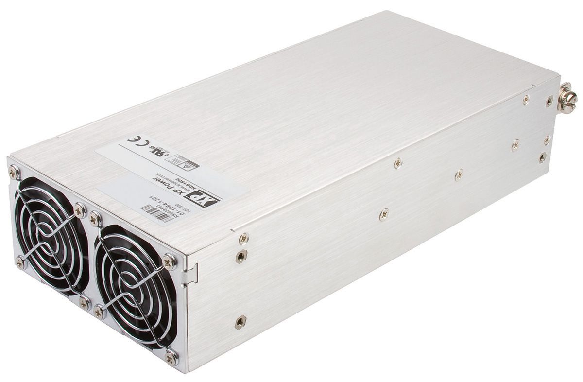 HDS1500PS12 XP Power Switching Power Supply, 12V dc, 125A, 1.5kW, 1