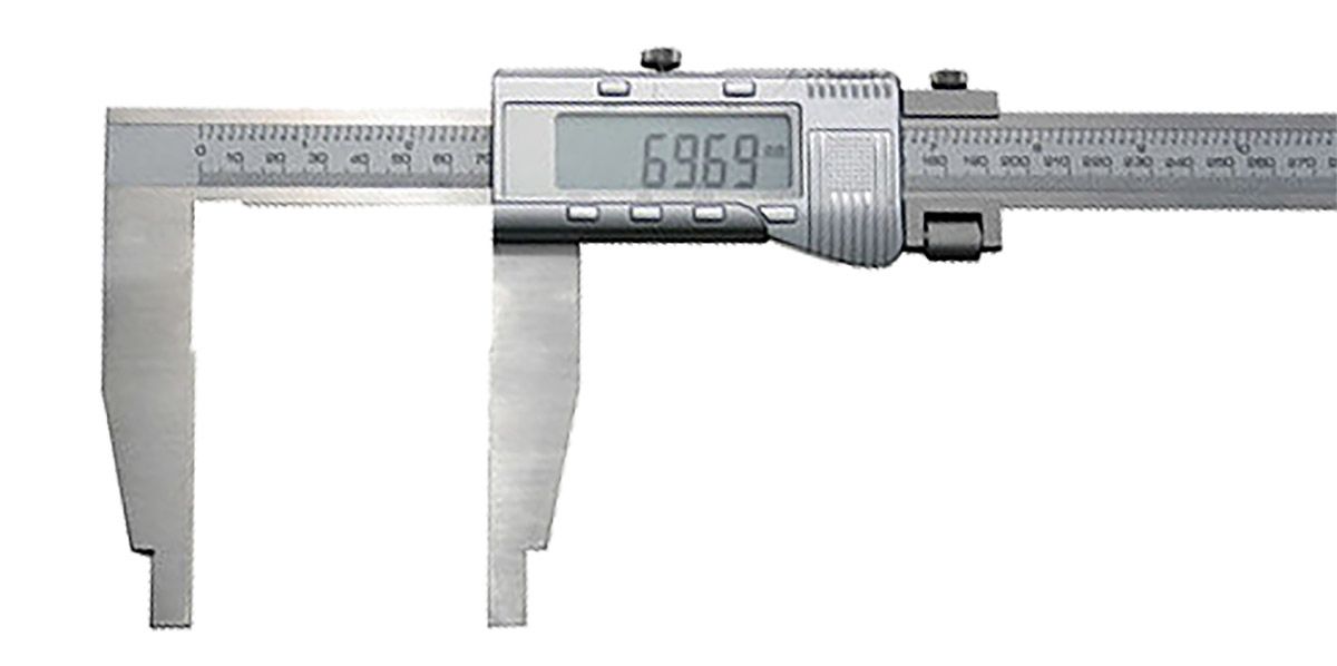RS PRO 1000mm Digital Caliper 0.01 mm Resolution, Metric & Imperial RS