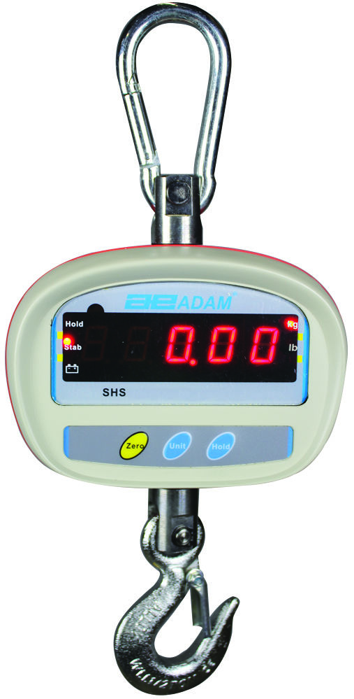 Adam Equipment Co Ltd Crane Scale, 50kg Weight Capacity