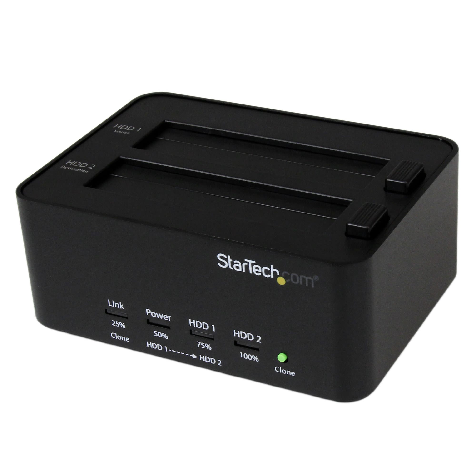 StarTech.com USB 3.0 Hard Drive Dock Duplicator for 2 SATA Hard Drive