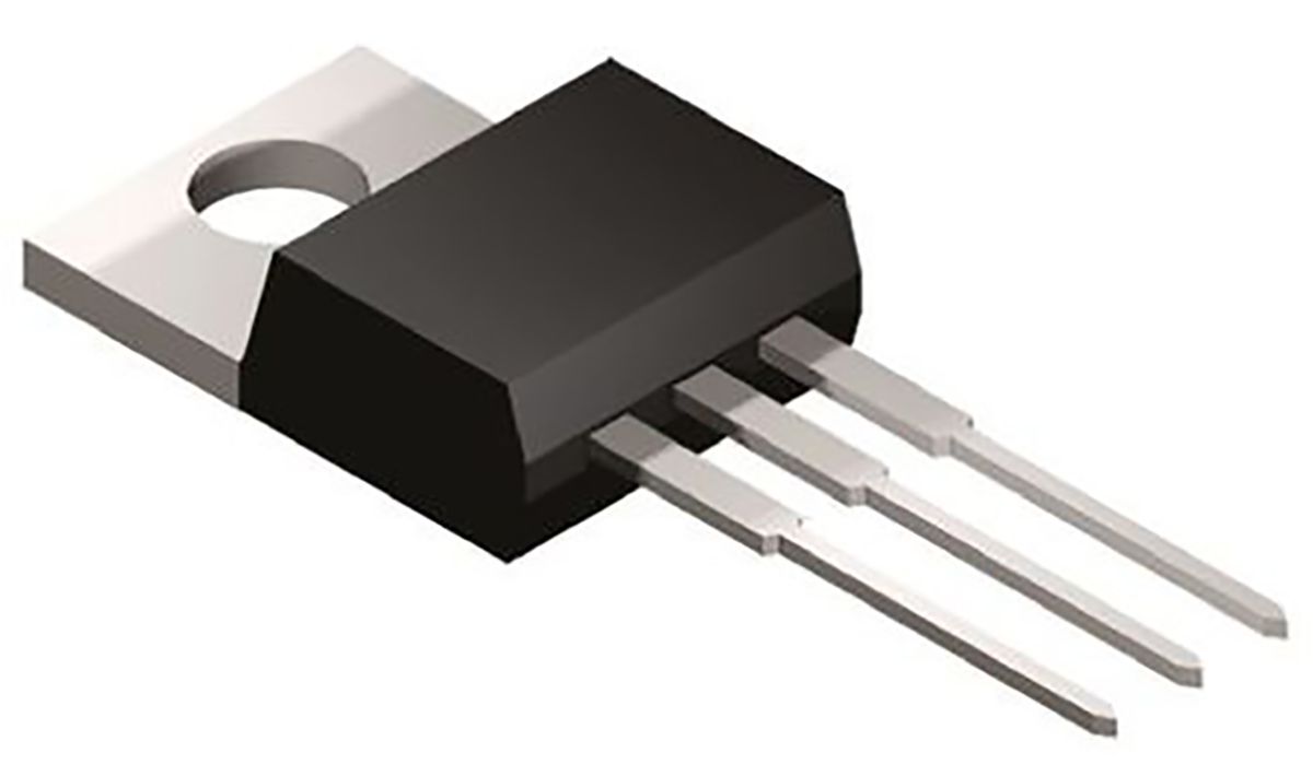 onsemi TIP126 Dual PNP Darlington Transistor, -5 A 80 V HFE:1000, 3-Pin TO-220