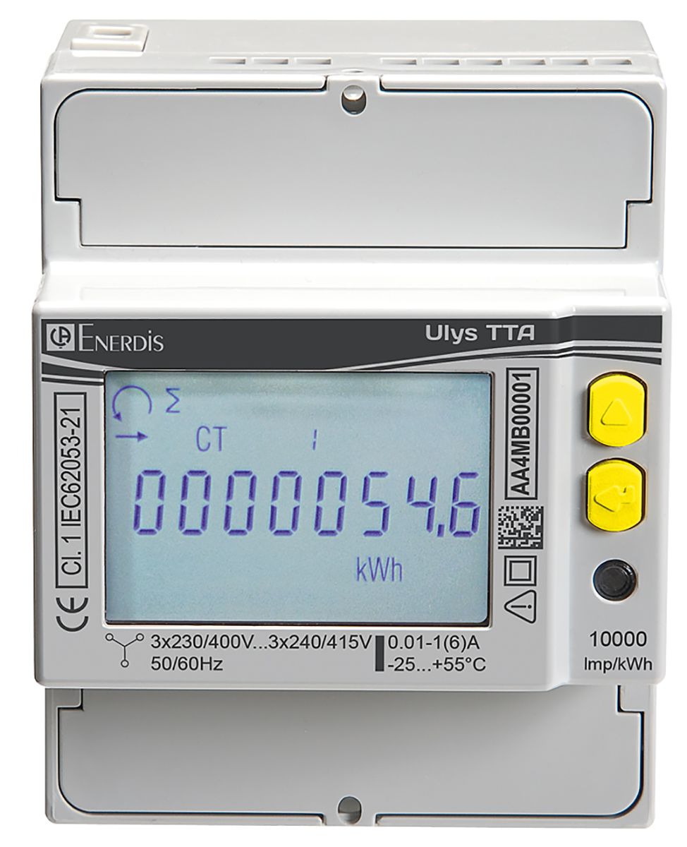 P01331015 Chauvin Arnoux Energy ULYS 3 Phase LCD Energy Meter with Pulse Output RS
