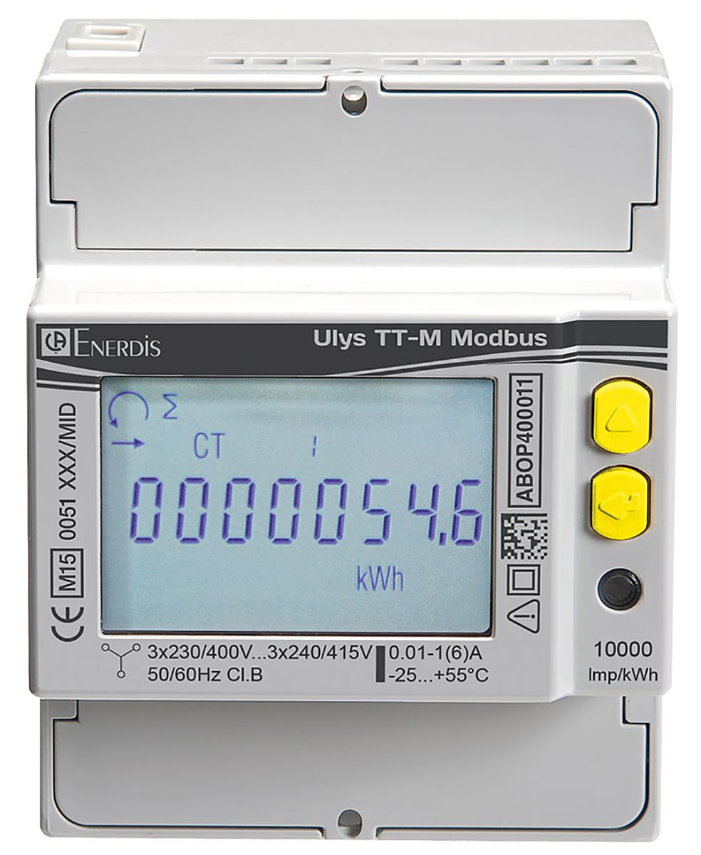 Enerdis ULYS 3 Phase LCD Energy Meter with Pulse Output