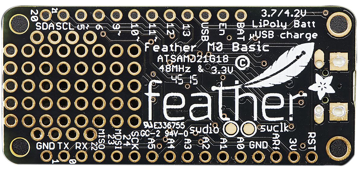 ADAFRUIT Feather M0 Basic Proto MCU Development Board 2772