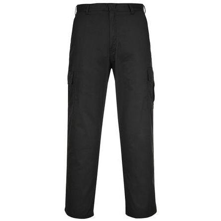 Pracovní kalhoty pánské, SC: XL, délka nohavice 31in, Černá, Polybavlna 40in 50