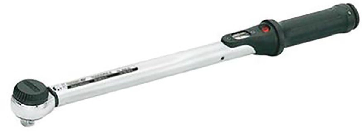 Gedore 1/2 in Square Drive Mechanical Torque Wrench Chrome Plated Steel, Plastic, 40 → 200Nm, With RS Calibration