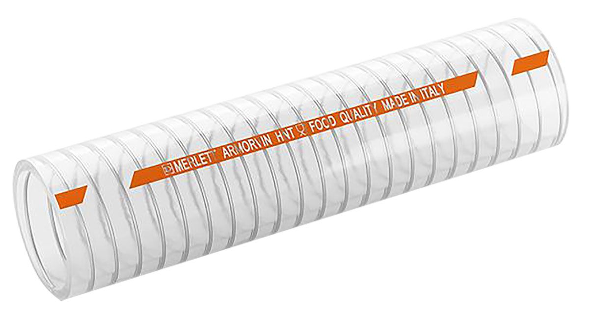 Merlett Plastics Clear Flexible Tubing, 32mm ID, PVC, 5 bar Max working Pressure, 5m