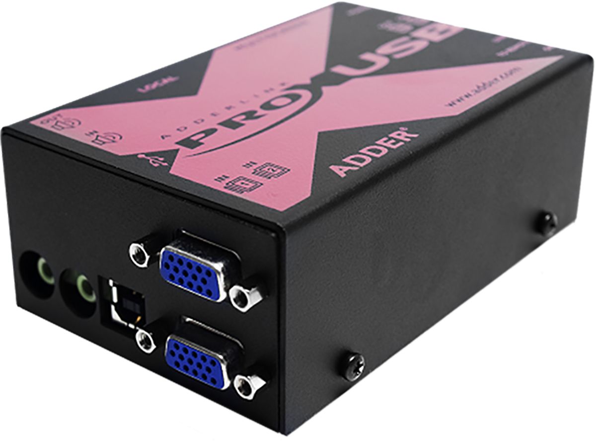Prolunga KVM Adder X-USBPRO-MS2-UK USB 2 CATx VGA 1