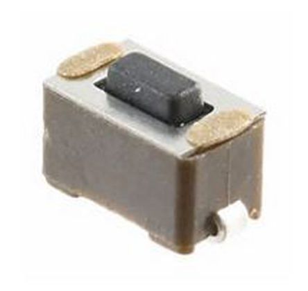 Dotykový spínač, barva ovladače: Černá, typ ovladače: Kluzné Jednopólový jednopolohový (SPST) 50 mA 1.5mm Povrchová