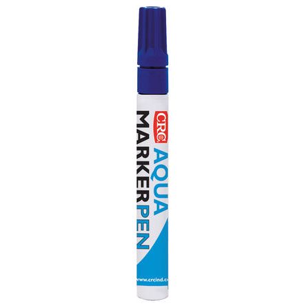 CRC Blue 4.5mm Medium Tip Paint Marker Pen for use with Cardboard, Glass, Metal, Paper, Plastic, Rubber, Textiles,
