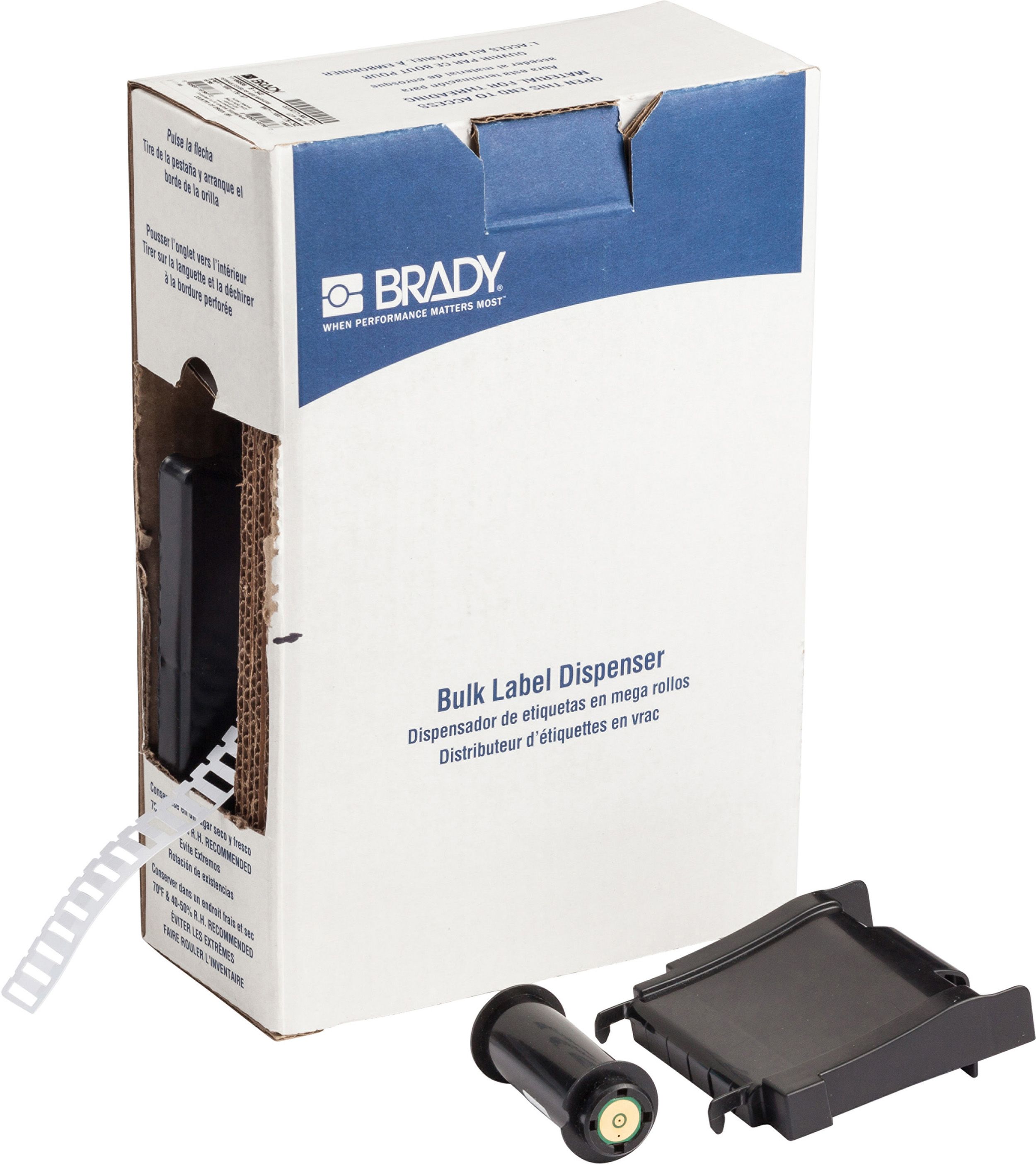 BM71D-2-7696 | Brady B-7696 DuraSleeve Rigid Tag White Cable Labels ...