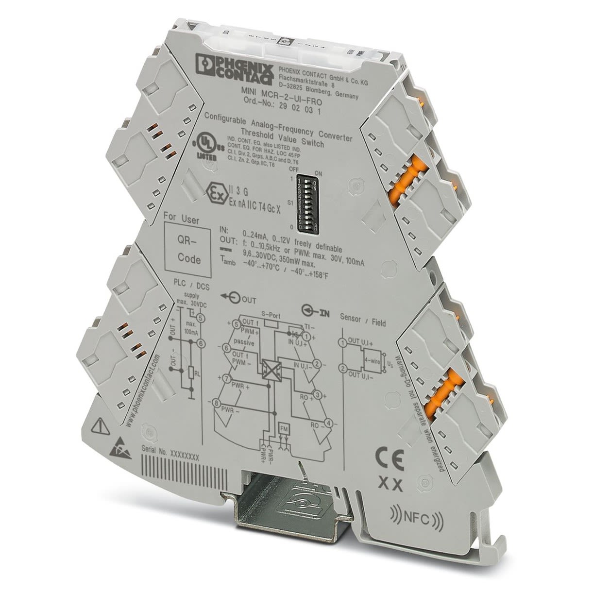 2902031 Phoenix Contact Signal Conditioner, Frequency Converter