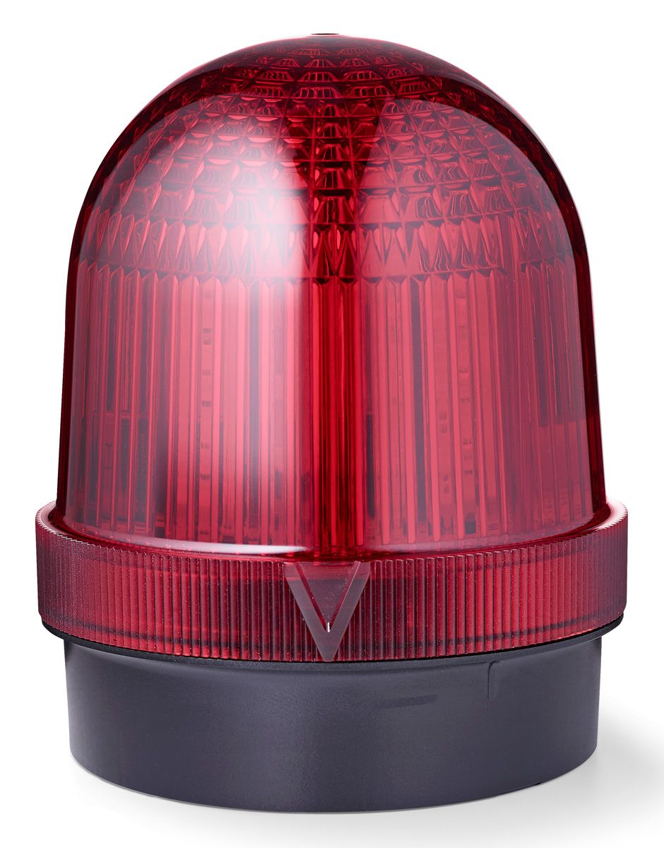 AUER Signal TDCW Series Red Multiple Effect Beacon, 150 → 264 V ac, Surface Mount, LED Bulb, IP66