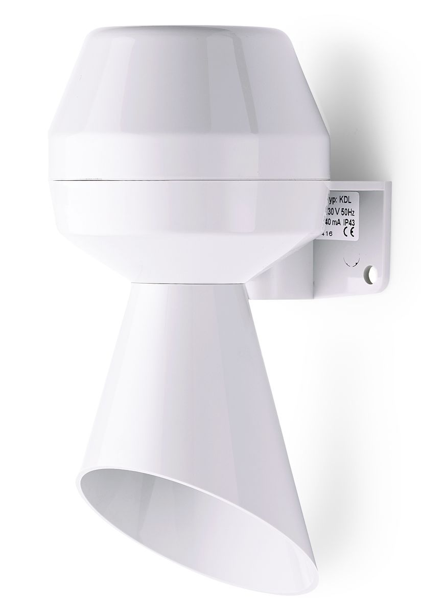 AUER Signal KLH Series Single-Tone Horn, 24 V dc