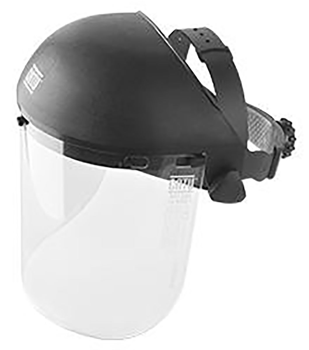 Catu Clear Flip Up PC Face Shield with Brow Guard , Resistant To Electric Arc, High Speed Particles, Impact