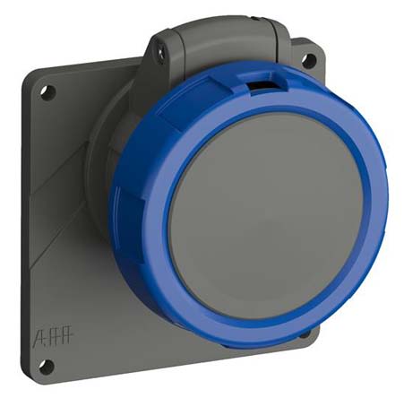 ABB, Easy & Safe IP67 Blue Panel Mount 2P+E Industrial Power Socket, Rated At 16A, 230 V