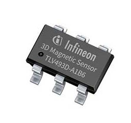 Infineon TLV493DA1B6HTSA2 Absolut-Ausrichtungssensor