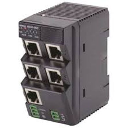 Omron Ethernet Switch, 5 RJ45 Ports