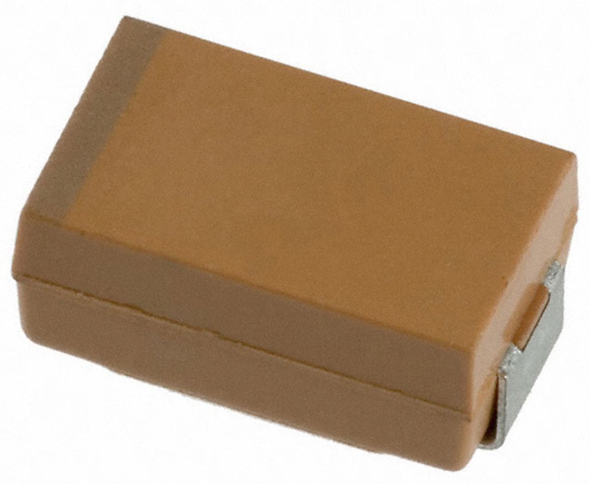 TAJD107K016RNJ | KYOCERA AVX 100μF Tantalum Capacitor 16V Dc, TAJ ...