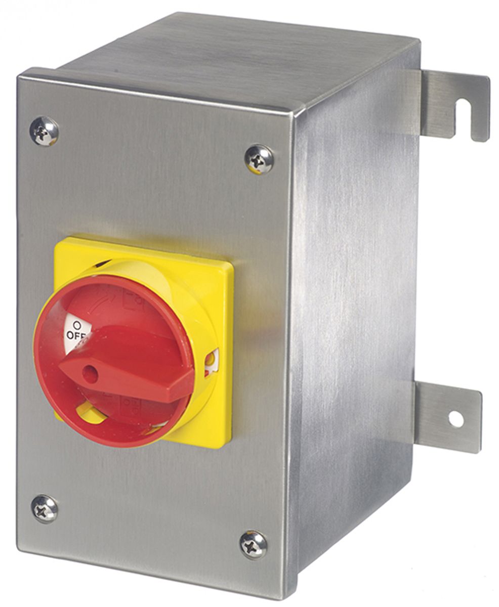 Rs Pro 4p Pole Panel Mount Isolator Switch 32a Maximum Current Ip65 Rs