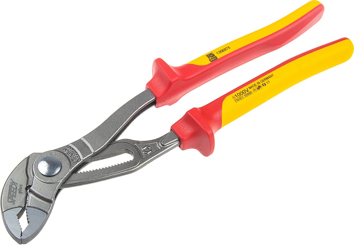 RS PRO Water Pump Pliers 250 mm Overall Length