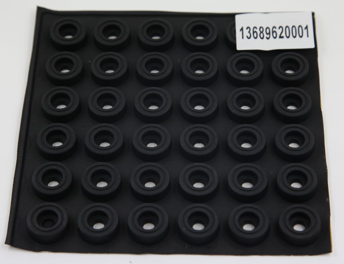 RS PRO Rubber Feet for Use with Extruded Aluminium Enclosures, 20 x 7.3mm