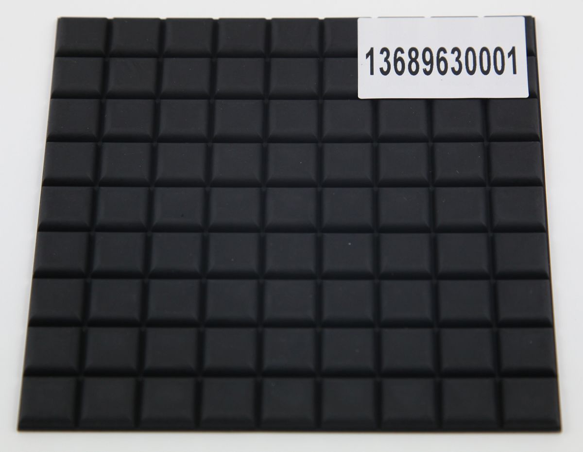 RS PRO Rubber Feet for Use with Extruded Aluminium Enclosures, 12.5 x 12.5 x 3.2mm