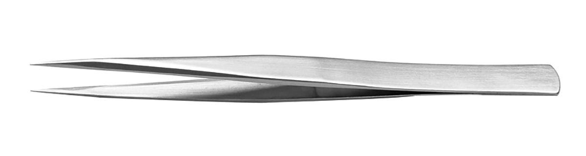 RS PRO 130 mm, Stainless Steel, Straight Fine, Tweezers
