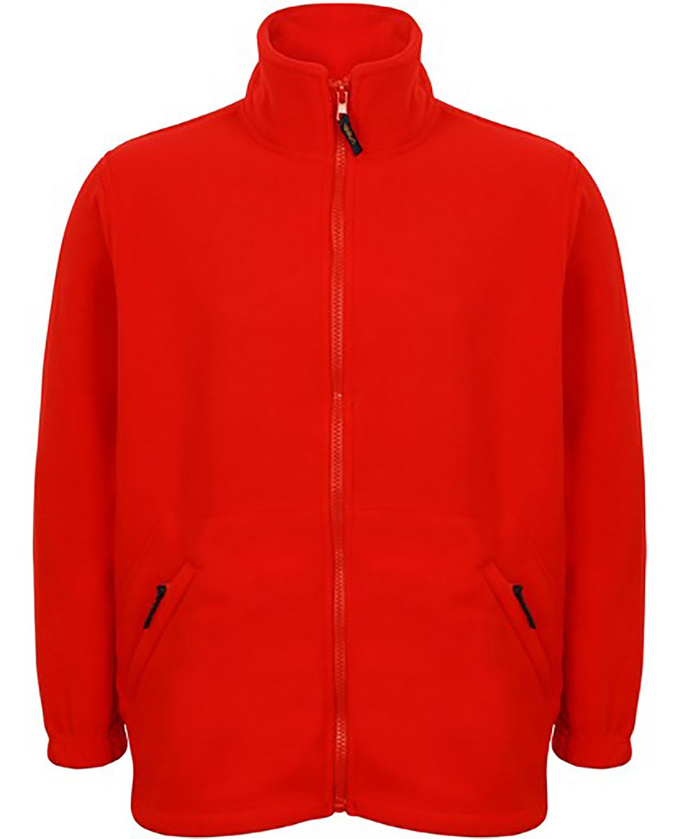 RS PRO Red Polyester Unisex's Work Fleece S | RS