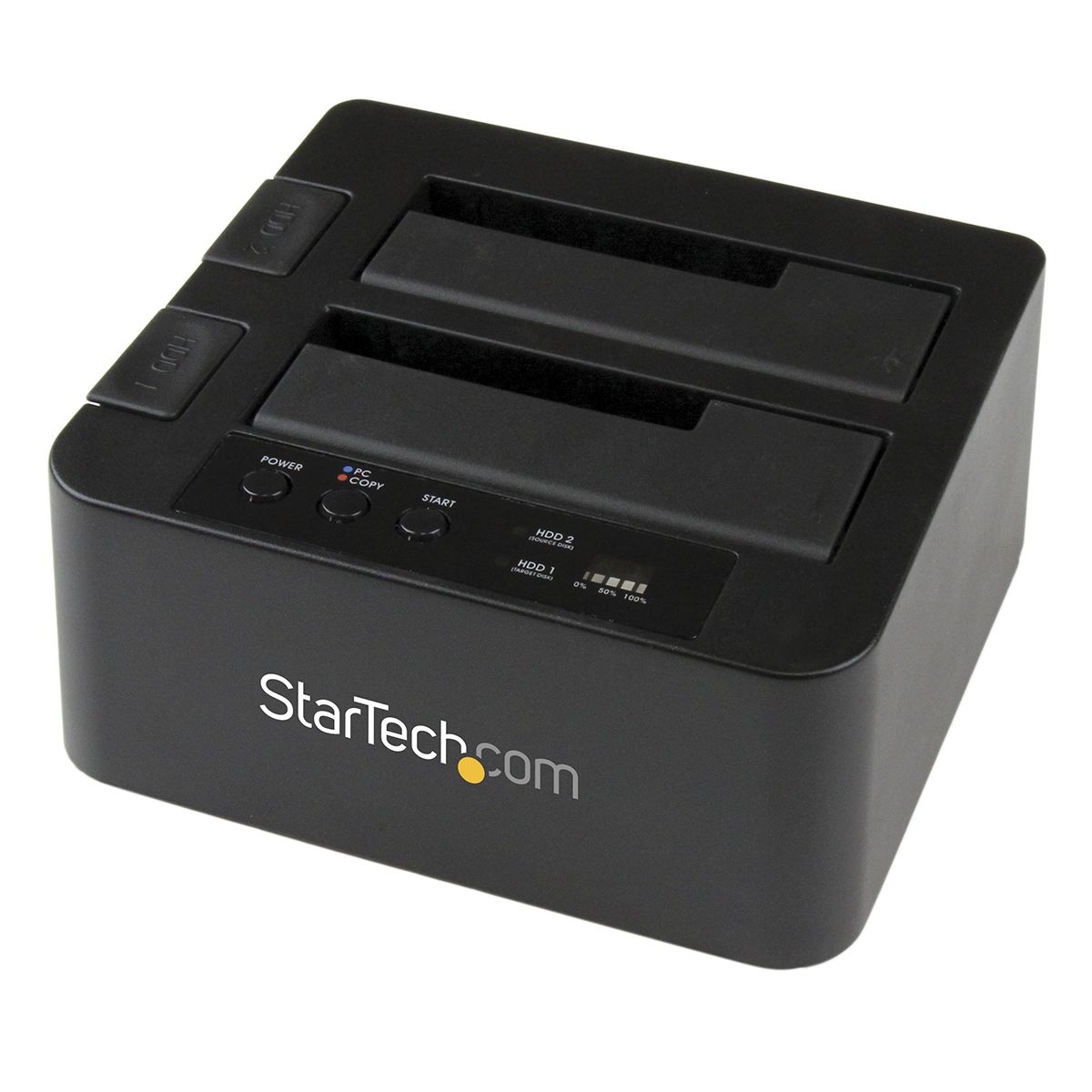 StarTech.com 2 port 2.5 in, 3.5 in Hard Drive Duplicator Dock