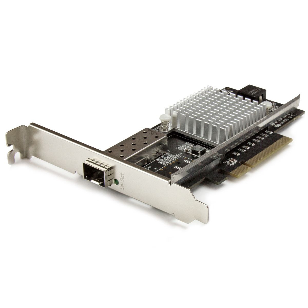 PEX10000SFPI 1 Port PCIe Network Card, 10/100/1000
