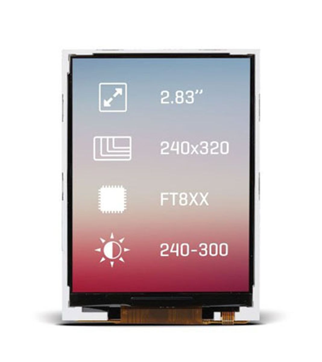 MikroElektronika MIKROE-2156 TFT LCD Colour Display, 2.83in, 240 x 320pixels