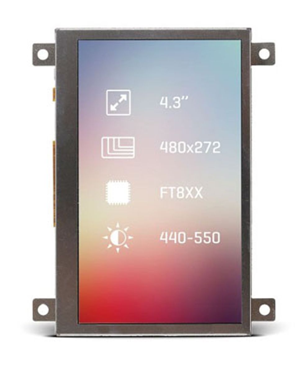 MikroElektronika MIKROE-2164 TFT LCD Colour Display, 4.3in, 320 x 240pixels