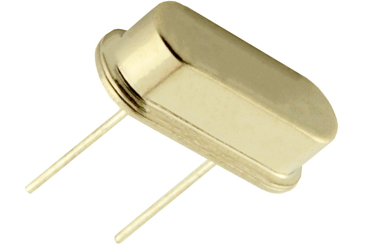 RS PRO 4MHz Crystal ±30ppm 2-Pin 11.35 x 5 x 3.5mm