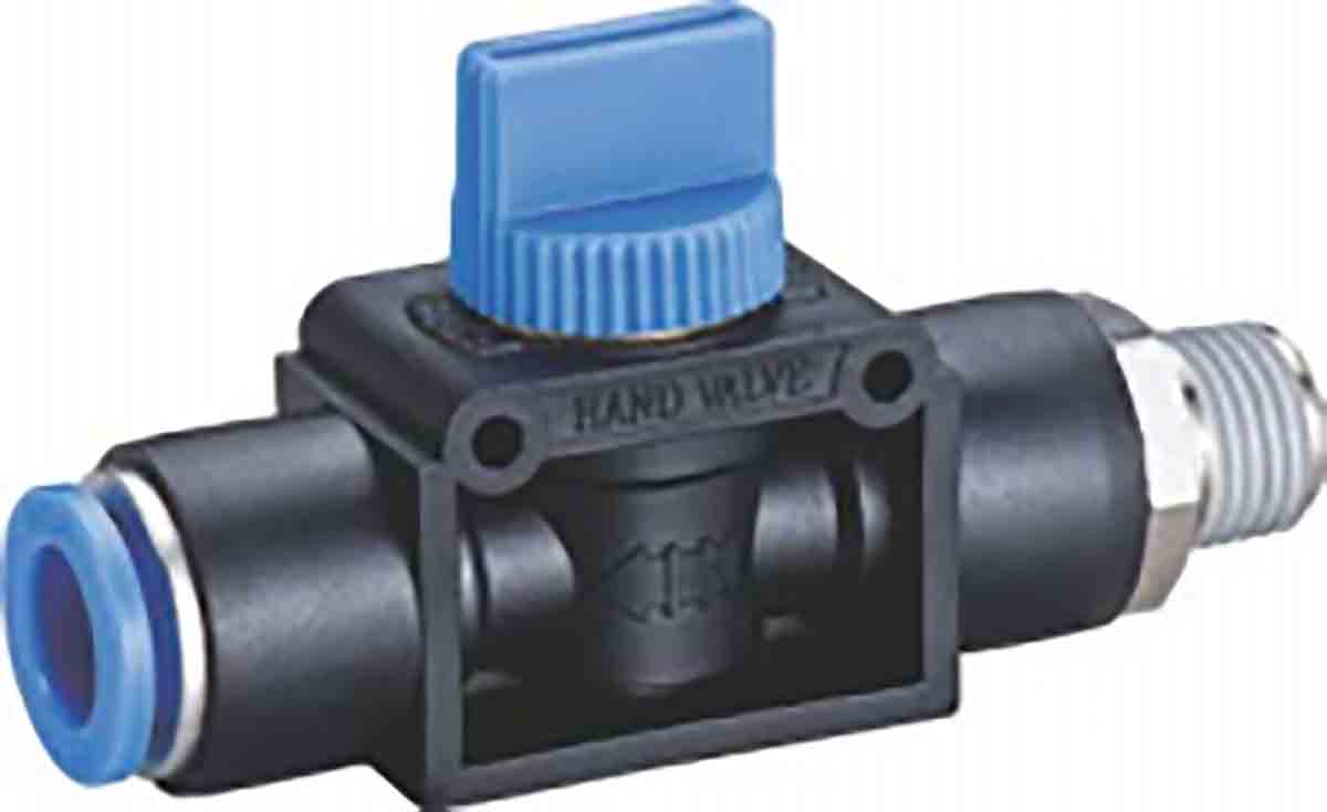 RS PRO Handle 3/2 Pneumatic Manual Control Valve, 1/4in RS