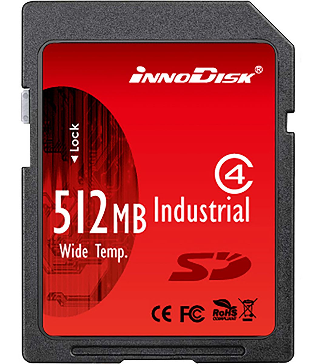 InnoDisk 512 MB Industrial SD SD Card, Class 6
