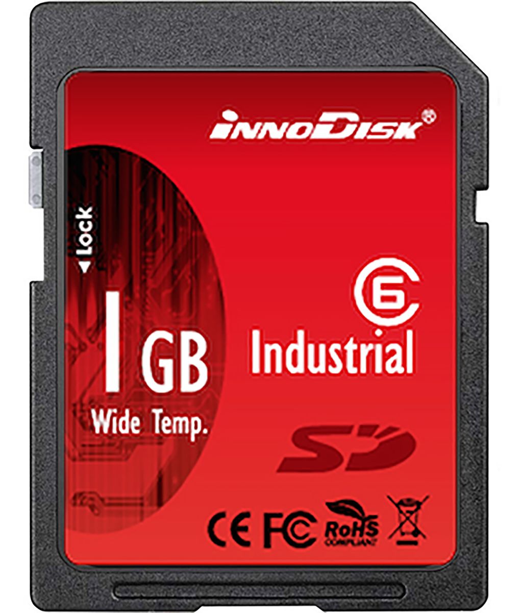 InnoDisk 1 GB Industrial SD SD Card, Class 6
